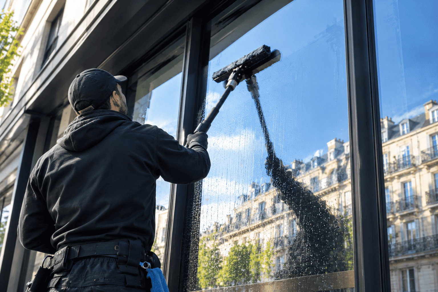 Nettoyage de vitres à Paris par un professionnel